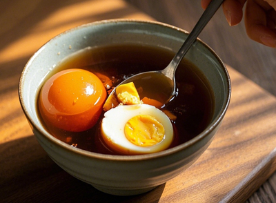 雞蛋:水煮蛋打散入湯最佳,避免煎蛋的油膩影響吸收 雞蛋:水煮蛋打散入湯最佳,避免煎蛋的油膩影響吸收